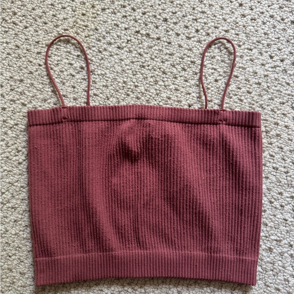 Elegant Ribbed Camisole in Mauve - Picture 1 of 3